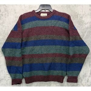 VTG Britches Great Outdoors Men's Sweater Xl Multicolor Striped Wool Knit